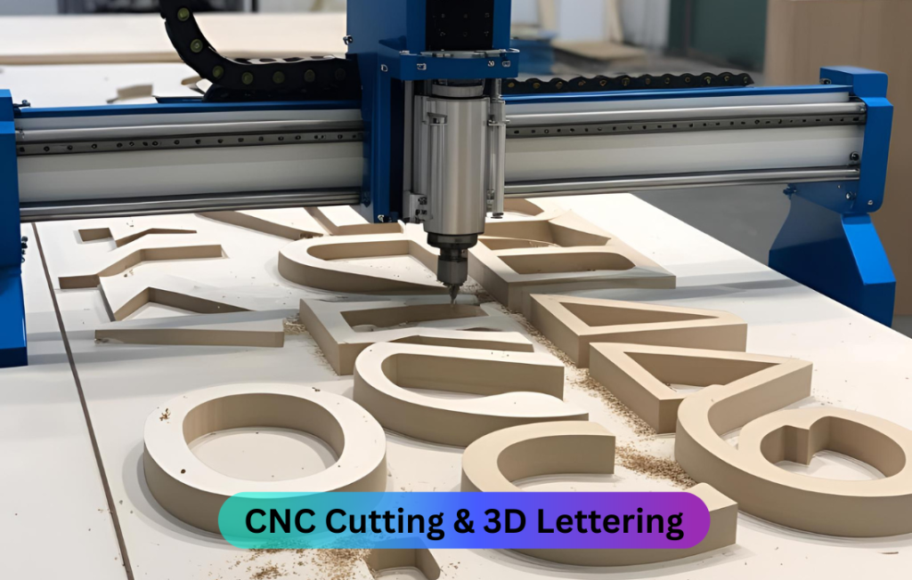 CNC Cutting & 3D Lettering