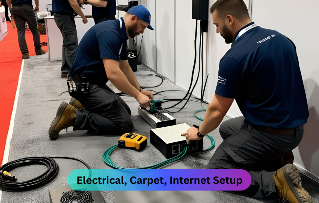 Electrical, Carpet, Internet Setup